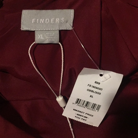 New Finder Oxblood dress - Picture 3 of 3